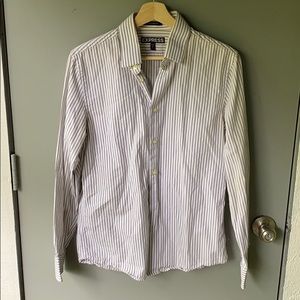 Striped Express Button Down